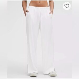 lululemon athletica Women's White Wide Leg Pants